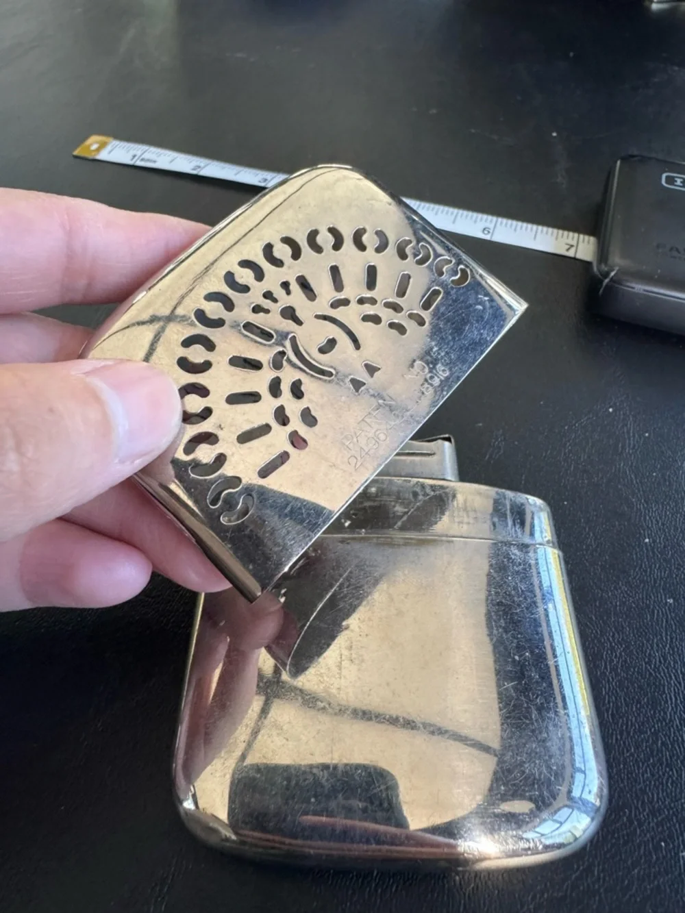 Silver Metallic Pocket Hand Warmer - Reusable Heat Pack